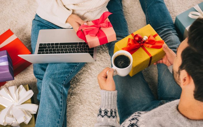 coffee lover getting gift