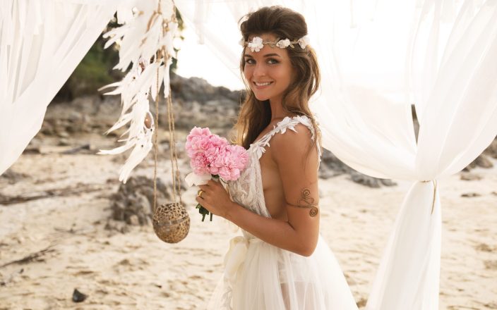 boho bride dress